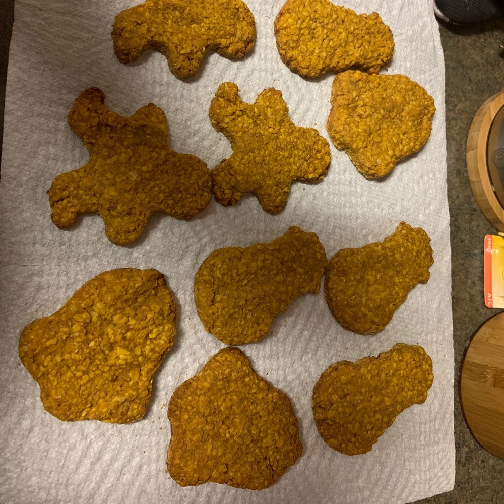 Homemade dog cookies